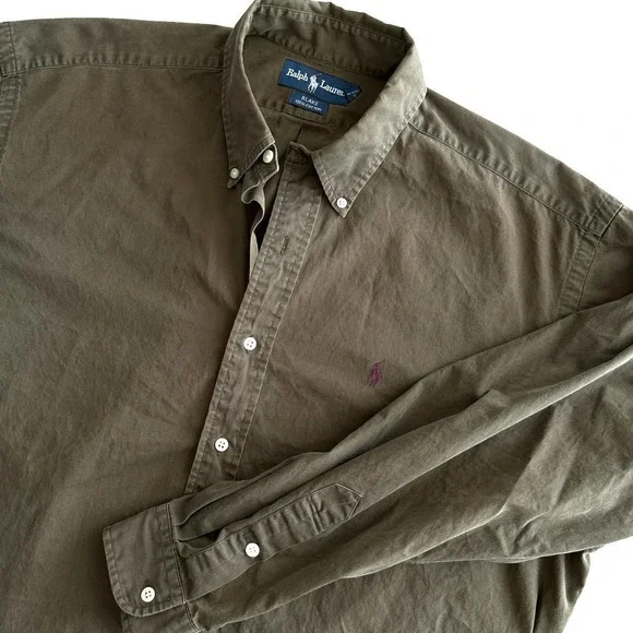 Vintage Ralph Lauren Cotton Button Down Shirt - Picture 8 of 8